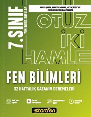 7. Sınıf - Fen Bilimleri 32 Hamle Kazanım Denemeleri - 1