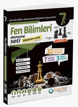 7. Sınıf Fen Bilimleri Kazanım Sıralı Deneme Seti - 1