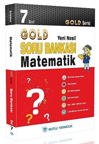 7. Sınıf Gold Yeni Nesil Matematik Soru Bankası - 1