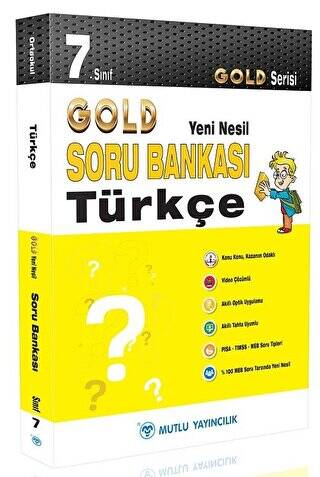 7. Sınıf Gold Yeni Nesil Türkçe Soru Bankası - 1