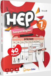 7. Sınıf HEP Sosyal Bilgiler Haftalık Deneme Föyleri - Hiper Zeka Yayınları