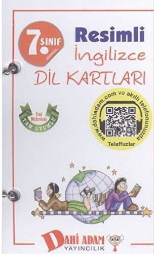 7. Sınıf İngilizce Dil Kartı - 1