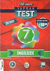 7. Sınıf İngilizce Yaprak Test - 1