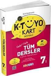 7. Sınıf K-Tüyo Kart Destekli Hedef Bir Fazla Tüm Dersler Soru Bankası - 1