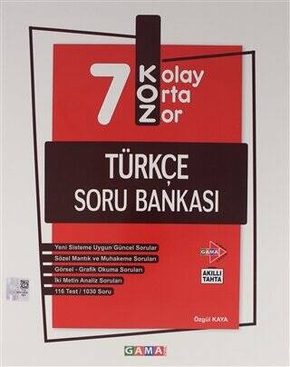 7. Sınıf Koz Türkçe Soru Bankası - 1