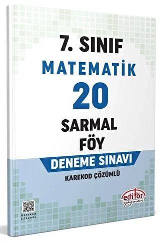 7. Sınıf Matematik 20 Sarmal Föy Deneme Sınavı - 1