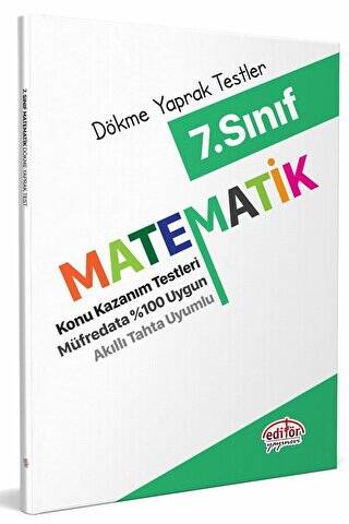 7. Sınıf Matematik Dökme Yaprak Testler - 1