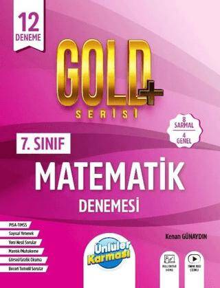 7. Sınıf Matematik Gold Serisi 12 Deneme - 1