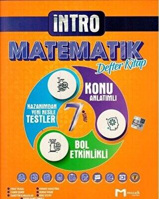 7. Sınıf Matematik İntro Defter Kitap - 1
