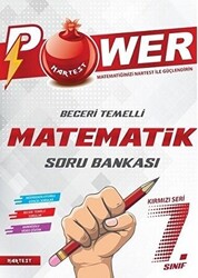 7. Sınıf Matematik Power Kırmızı Seri Beceri Temelli Soru Bankası - 1