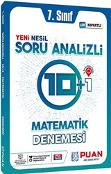 7. Sınıf Matematik Soru Analizli Deneme - Puan Yayınları