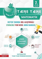 7. Sınıf Matematik Yeşil Defter Tadında Tane Tane - 1