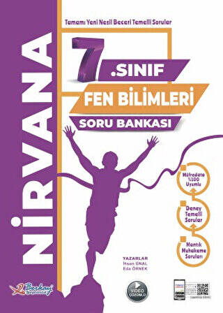 7. Sınıf Nirvana Fen Bilimleri Soru Bankası - 1