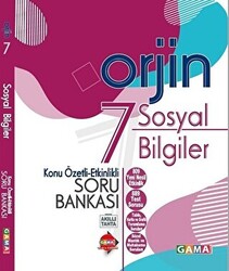 7. Sınıf Orjin Sosyal Bilgiler Konu Özetli Etkinlikli Soru Bankası - 1