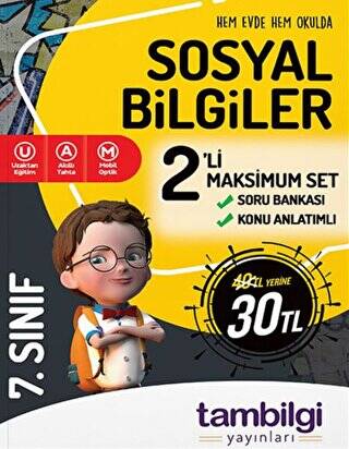 7. Sınıf Sosyal Bilgiler 2`li Maksimum Set - 1