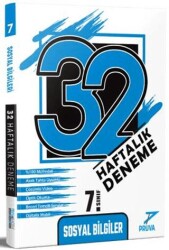 7. Sınıf Sosyal Bilgiler 32 Haftalık Deneme - 1