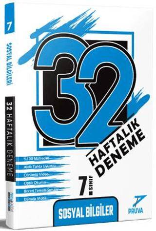 7. Sınıf Sosyal Bilgiler 32 Haftalık Deneme - 1
