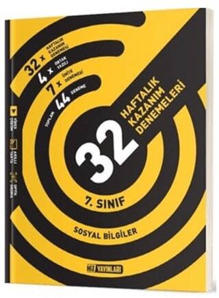 7. Sınıf Sosyal Bilgiler 32 Haftalık Kazanım Denemeleri - 1