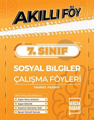 7. Sınıf Sosyal Bilgiler Akıllı Föy - 1