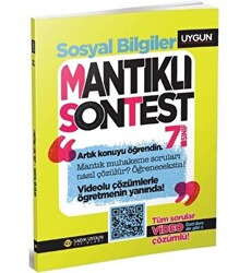7. Sınıf Sosyal Bilgiler Mantıklı Son Test - Sadık Uygun Yayınları