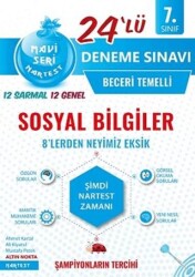 7. Sınıf Sosyal Bilgiler Nar Tanesi 24 lü Deneme Sınavı - Nartest Yayınevi
