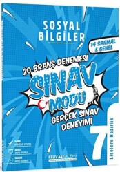 7. Sınıf Sosyal Bilgiler Sınav Modu 20 Deneme - 1