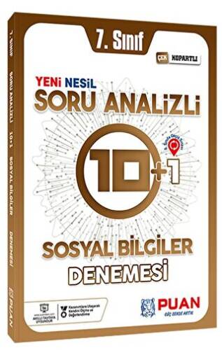 7. Sınıf Sosyal Bilgiler Soru Analizli 10+1 Deneme - 1