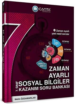 7. Sınıf Sosyal Bilgiler Zaman Ayarlı Kazanım Soru Bankası - 1