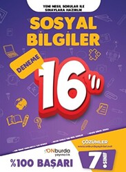 7. Sınıf Sosyal Yeni Nesil Branş Denemeleri - 1