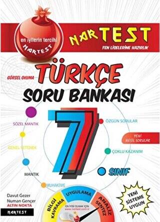 7. Sınıf Süper Zeka Türkçe Soru Bankası Fen Liselerine Hazırlık - 1