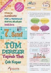 7. Sınıf Tüm Dersler Yaprak Test Genel Deneme İlaveli - Faktör Yayınları