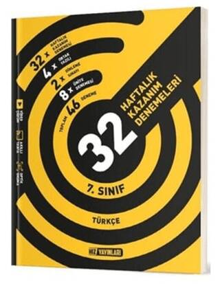 7. Sınıf Türkçe 32 Haftalık Kazanım Denemeleri - 1