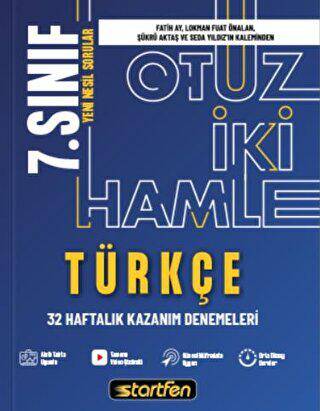 7. Sınıf - Türkçe 32 Hamle Kazanım Denemeleri - 1