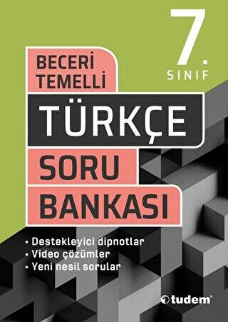 7. Sınıf Türkçe Beceri Temelli Soru Bankası - 1