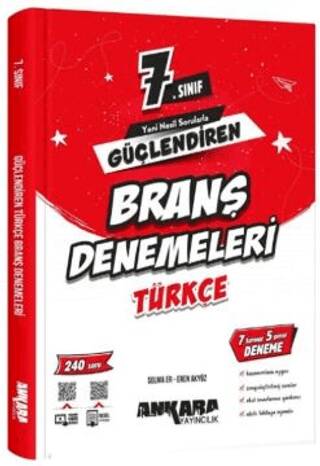 7. Sınıf Türkçe Güçlendiren Branş Denemeleri - 1