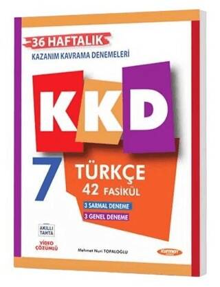 7. Sınıf Türkçe Haftalık Kazanım Kavrama Föyleri - 1