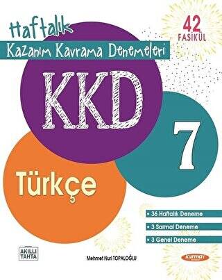 7. Sınıf Türkçe Haftalık Kazanım Kavrama Föyleri - 1