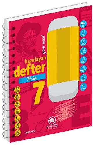 7. Sınıf Türkçe Okula Yardımcı Hazırlayan Defter - 1