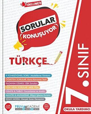 7. Sınıf Türkçe Sorular Konuşuyor Soru Bankası - 1