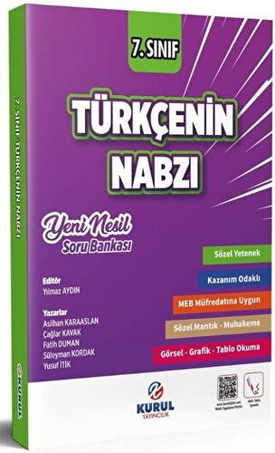 7. Sınıf Türkçenin Nabzı Yeni Nesil Soru Bankası - 1
