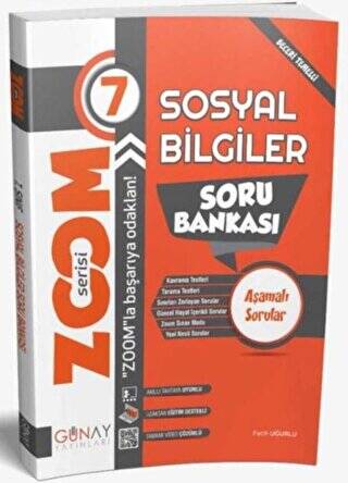 7. Sınıf ZOOM Sosyal Bilgiler Soru Bankası Video Çözümlü - 1