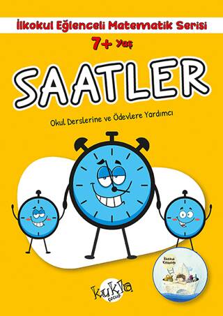 7+ Yaş İlkokul Eğlenceli Matematik Serisi - Saatler - 1
