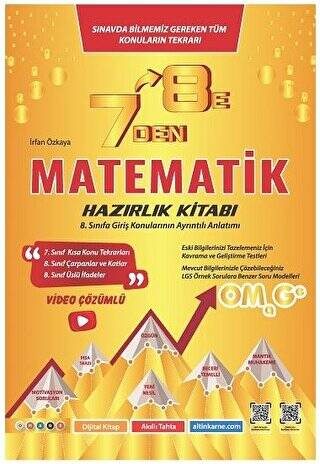 7`den 8`e LGS Matematik Hazırlık Kitabı - 1