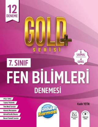 7.Sınıf Gold Fen Bilimleri 12 Deneme - 1