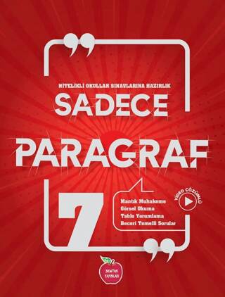 7. Sınıf Sadece Paragraf - 1