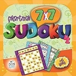 7x7 Çıkartmalı Sudoku - 4 Çıkartmalı - Pötikare Yayıncılık