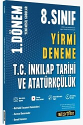 8. Sınıf 1. Dönem T.C. İnkılap Tarihi ve Atatürkçülük Yirmi Deneme - 1