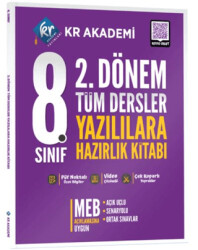 8. Sınıf 2. Dönem Tüm Dersler Yazılılara Hazırlık Kitabı - 1