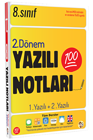 8. Sınıf 2. Dönem Yazılı Notları - 1