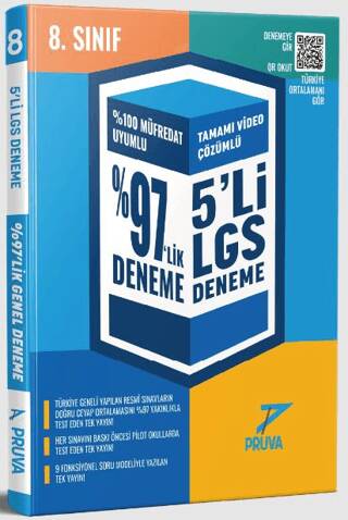 8. Sınıf 5’li LGS Deneme Sınavı - 1